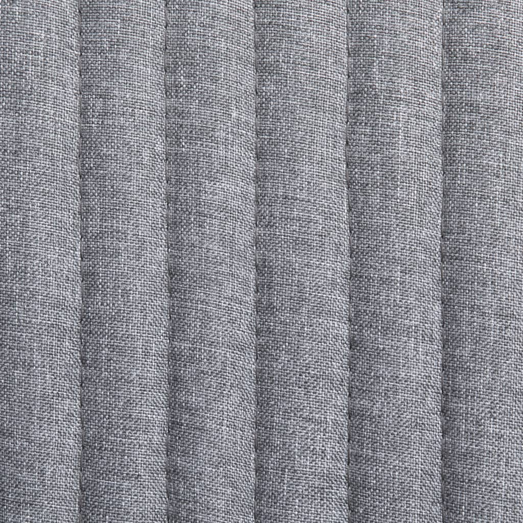Chaises à manger lot de 2 tissu #couleur_gris clair